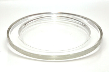 Glass bowl flat