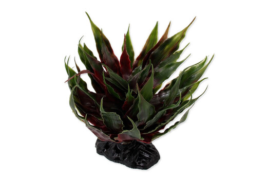 Umělá rostlina agave sukulent červená