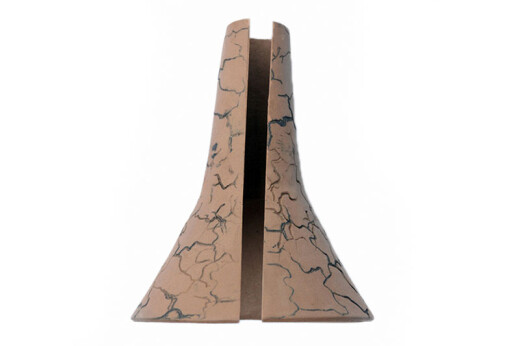 Ceramic cover for UV lamp brown